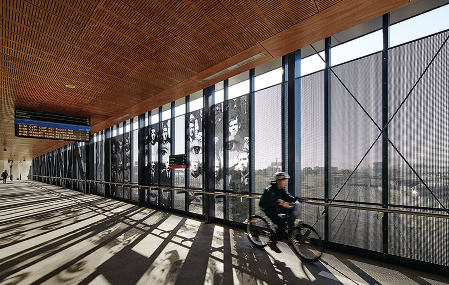 West Footscray Railway Station Regional Rail Link, Architect: Hassell, Photographer: Peter Bennetts 